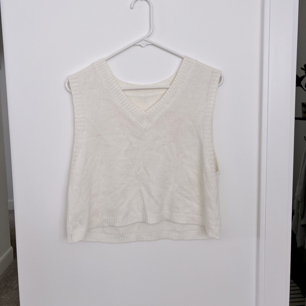 Cream tank top
